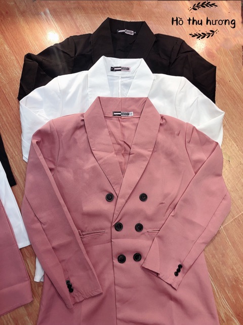 Set vest kèm chân váy chữ A