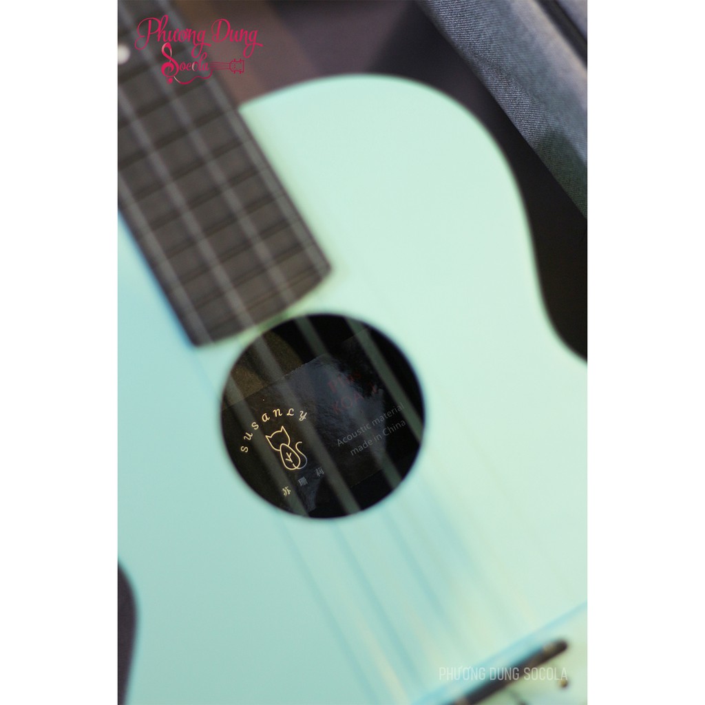 Đàn Ukulele Susanly Mint - size Concert 23inch - Gồm Full Phụ Kiện