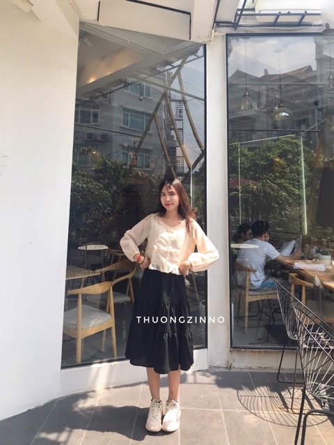 [Ảnh thật/Video] Chân váy voan nữ 2 lớp siêu xinh - Đầm voan ulzzang | BigBuy360 - bigbuy360.vn