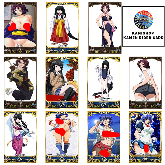Thẻ bài Card Ikkitousen FGO Fate/Grand Order  - Các mẫu Fanmade chế Ikkitousen