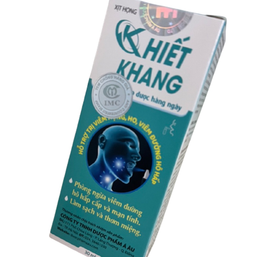 Xịt Miệng Họng Khiết Khang - Giúp Làm Sạch Răng Miệng 30ml - Cvspharmacy
