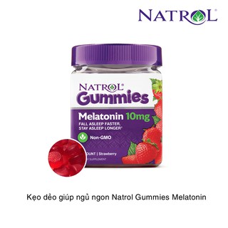 CAMKETCHINHHANG Kẹo dẻo giúp ngủ ngon Natrol Sleep Immune Health Gummies