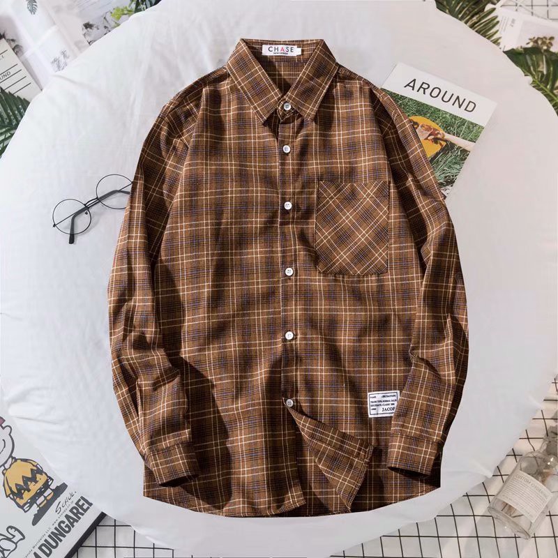 Áo sơ mi tay dài kẻ sọc thời trang thu đông cho bé trai | BigBuy360 - bigbuy360.vn