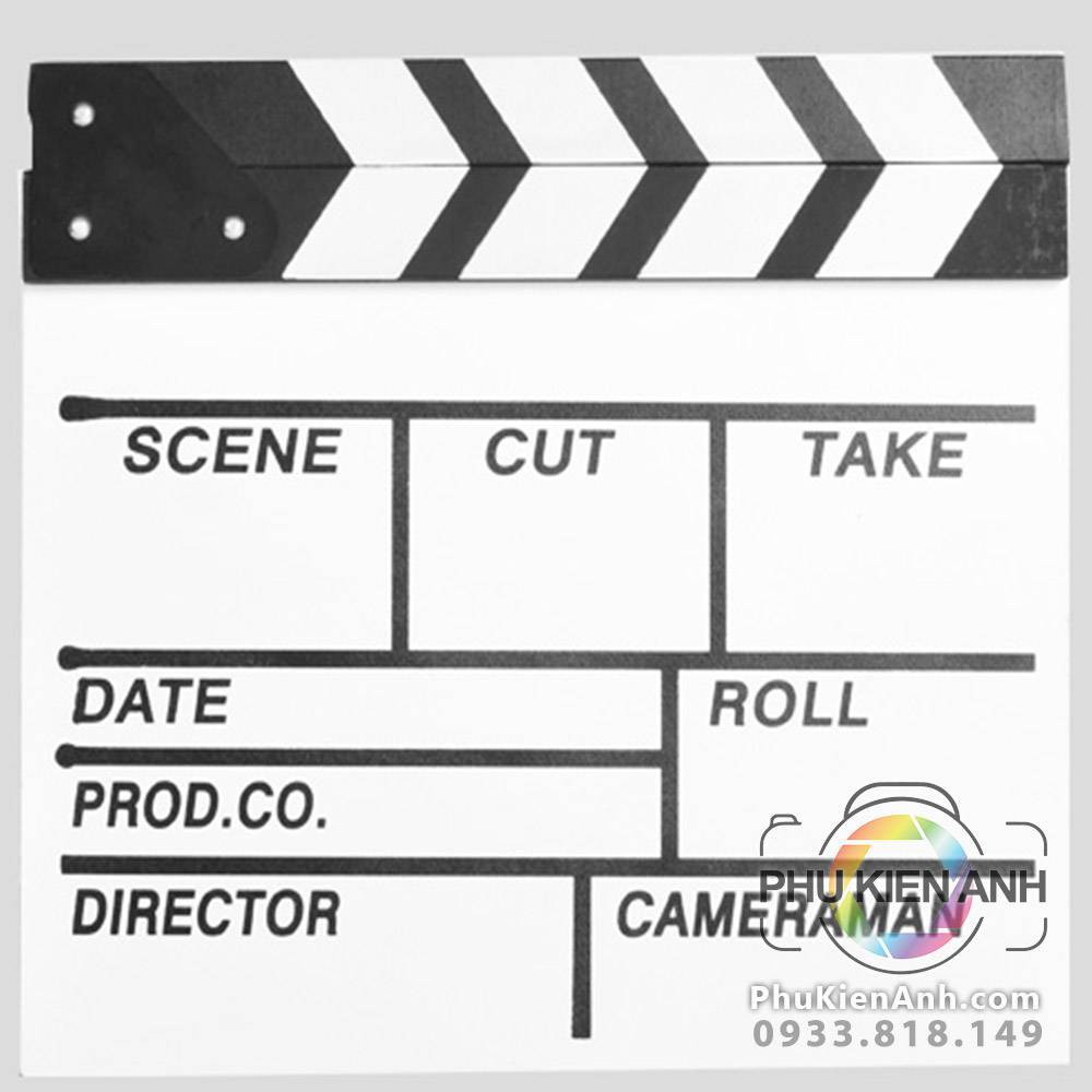 Bảng clapper board quay phim đạo cụ chụp ảnh quay phim