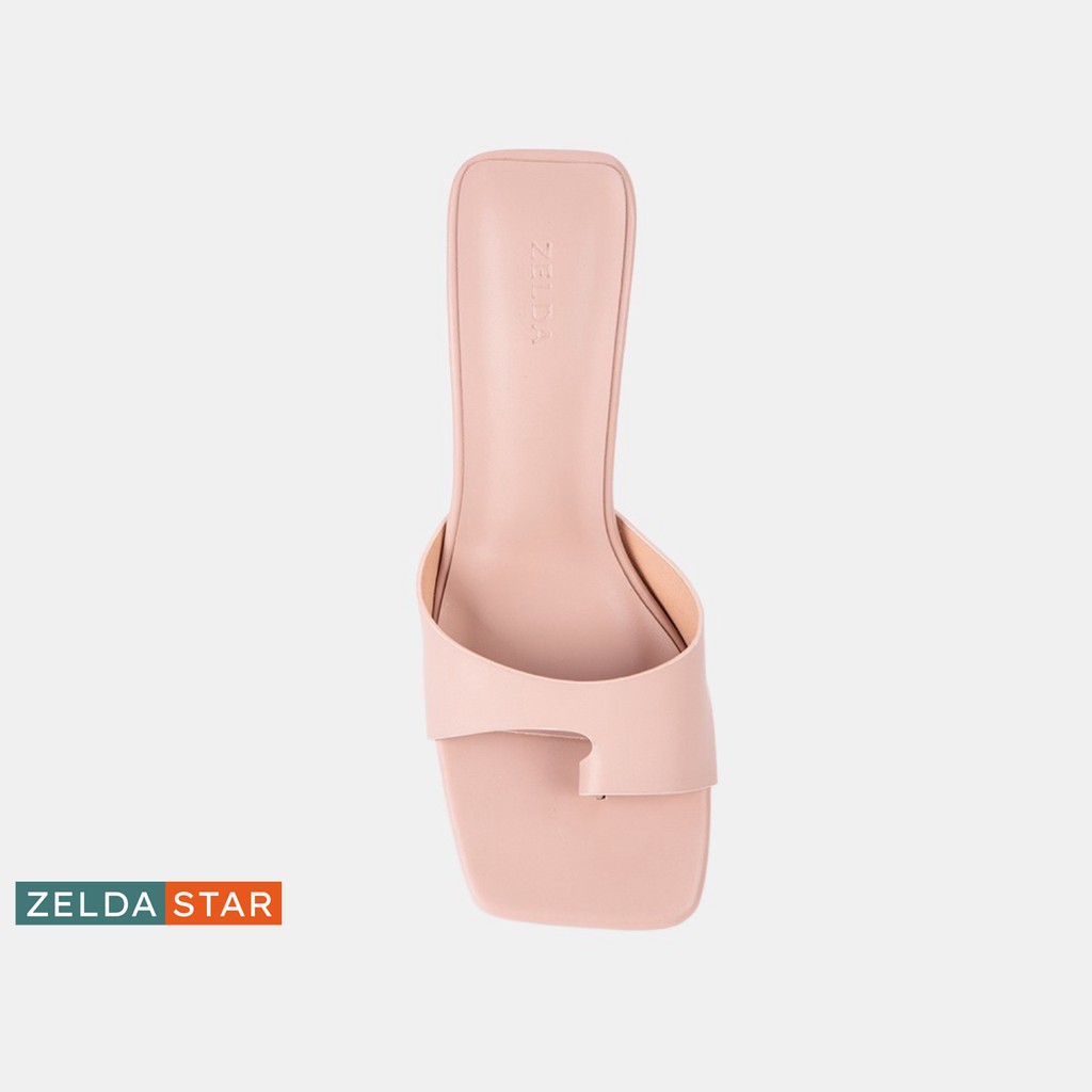 Guốc Zelda Star gót vuông 6cm dây bản lớn - GN012820