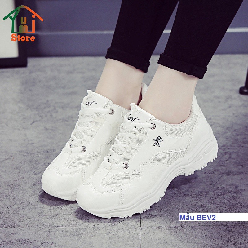 Giày thể thao nữ đế cao 4cm BEV