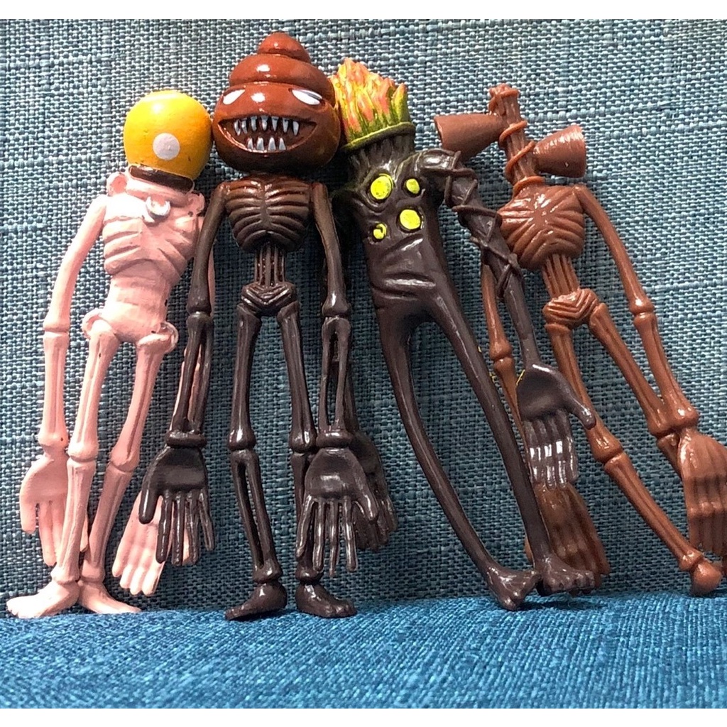 Set 8 mô hình nhân vật trong phim kinh dị Siren Head bằng pvc cho bộ sưu tập đồ chơi của trẻ