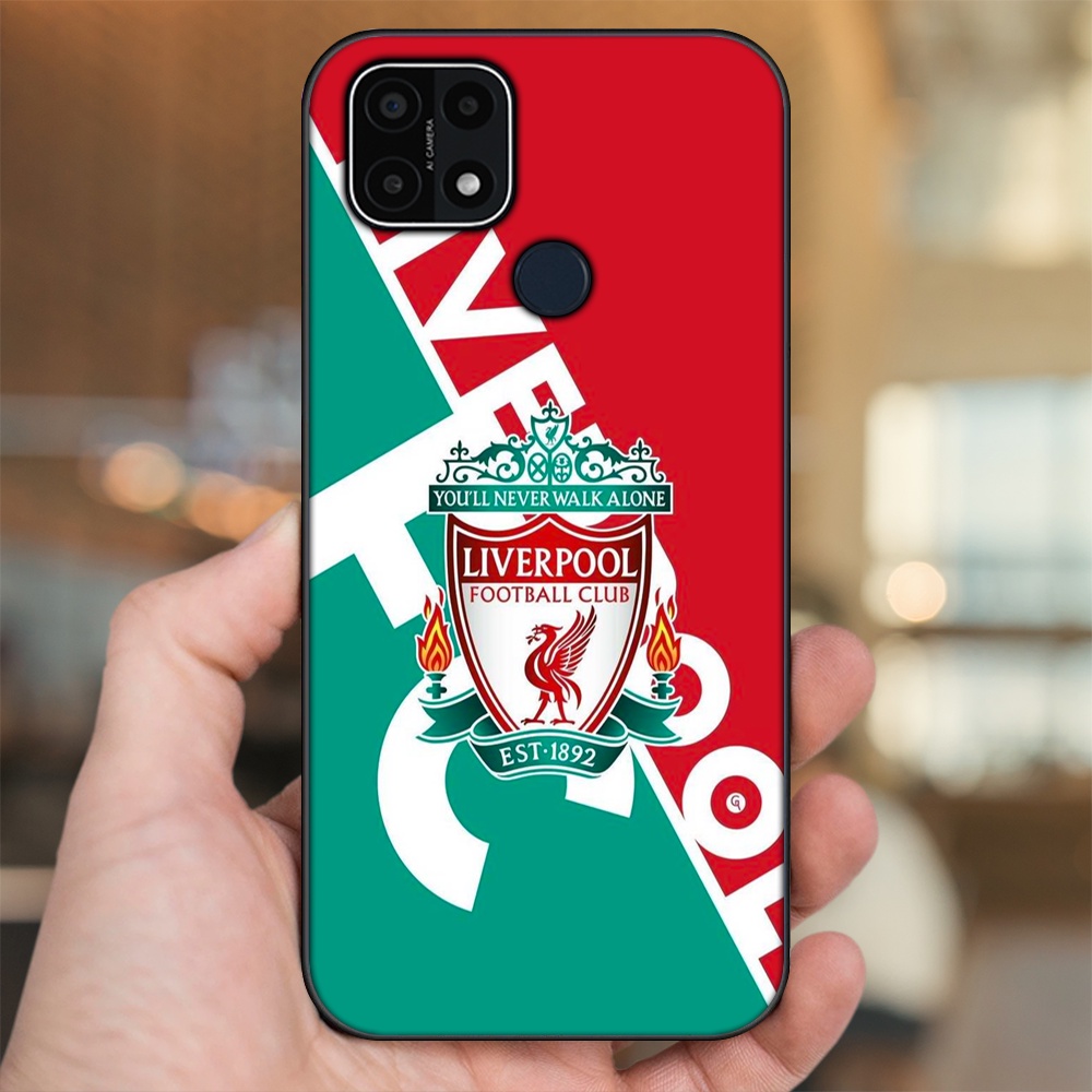 Ốp lưng Oppo A15, A15s viền đen in hình Liverpool FC