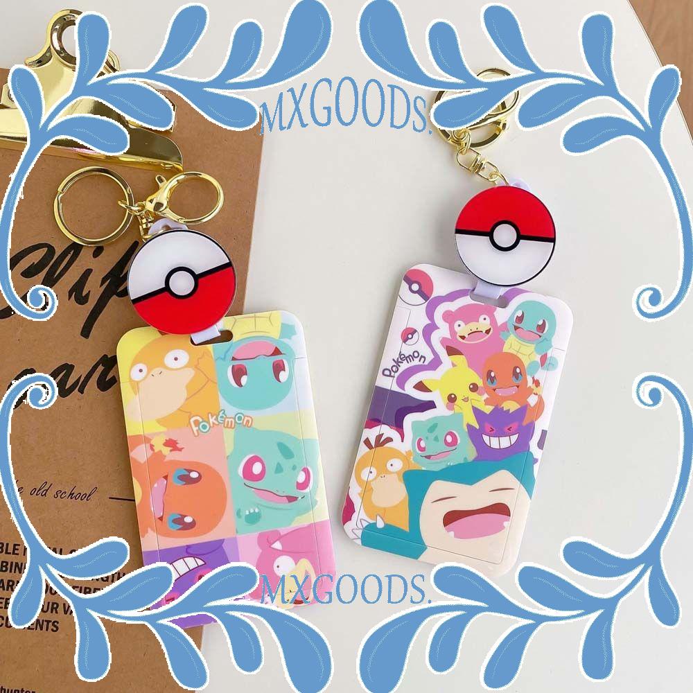 Móc Khóa Đựng Thẻ Ngân Hàng / Xe Buýt Họa Tiết Hoạt Hình Pokémon Dễ Thương