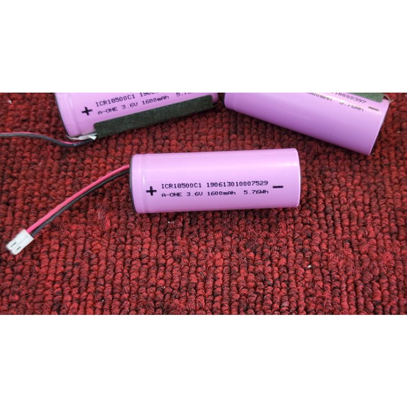 Pin 18500 dung lượng 1600mah kèm mạch bảo vệ 1S