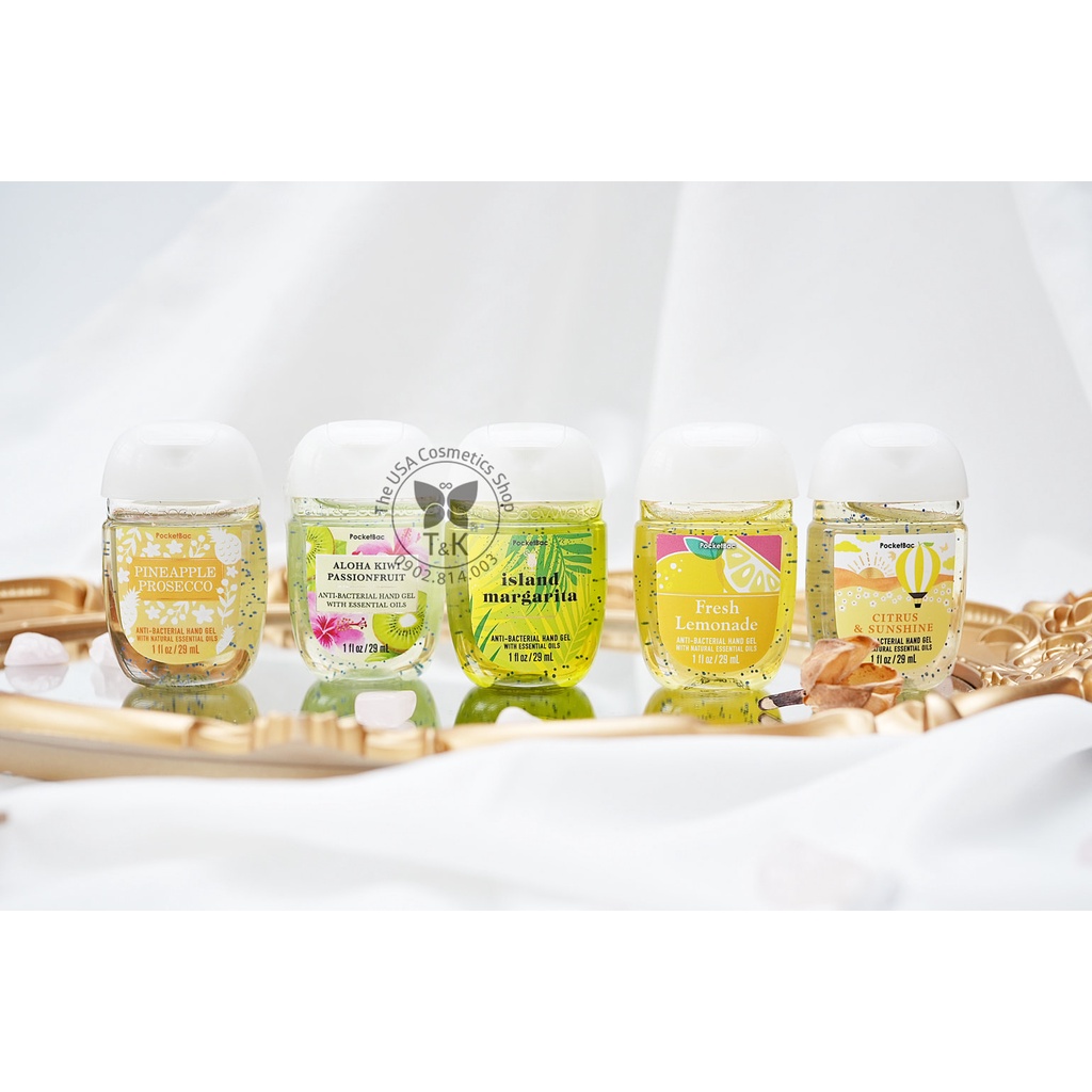 Rửa tay khô làm sạch vi khuẩn, dưỡng ẩm da tay BATH & BODY WORKS 29ml - mùi ngẫu nhiên