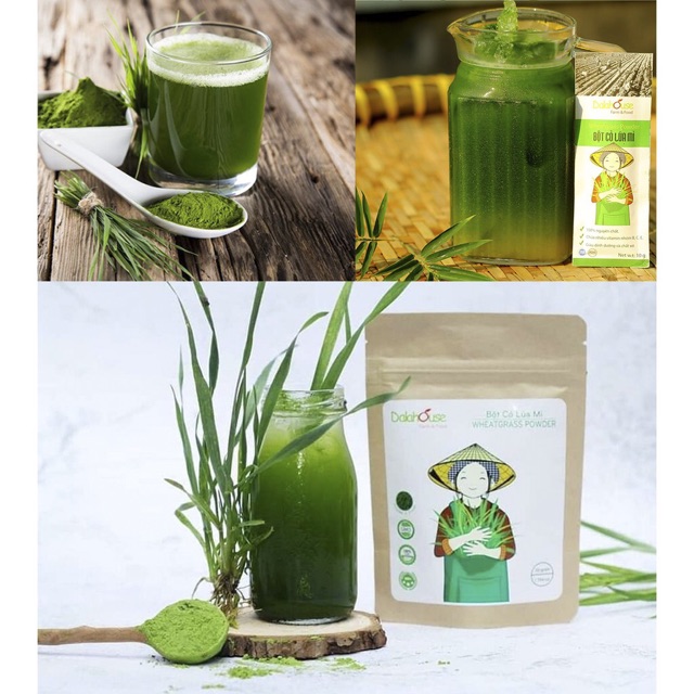 Dalahouse - Bột cỏ lúa mì 50gr - Wheatgrass powdee  - Date: 4/2022