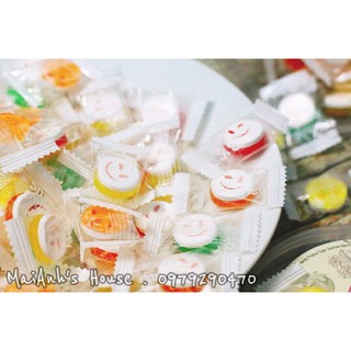 Combo 10 viên kẹo trái cây Candy Smile Hàn Quốc siêu cute