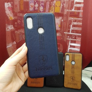 Ốp Xiaomi Redmi Note 6pro dẻo kiểu da in logo