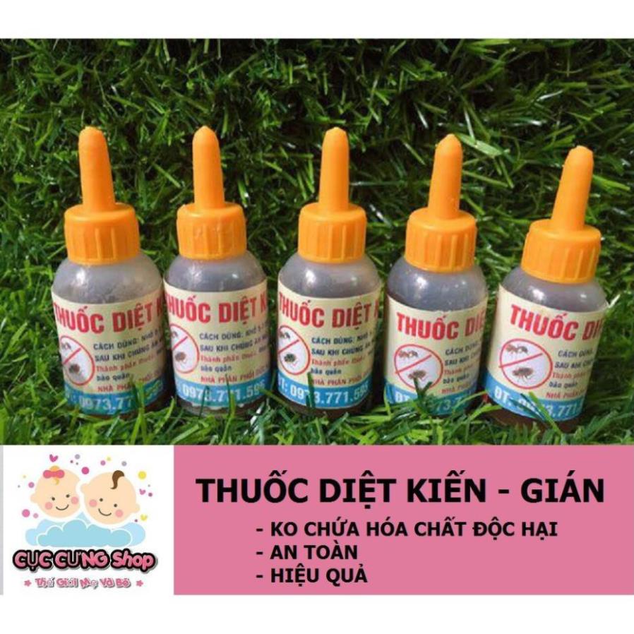 Lọ thuốc diệt dán, kiến sinh học