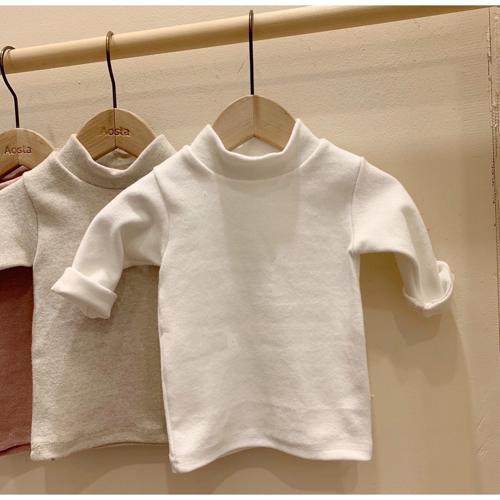 Áo giữ nhiệt cottons dày dặn,siêu ấm cho bé mùa đông