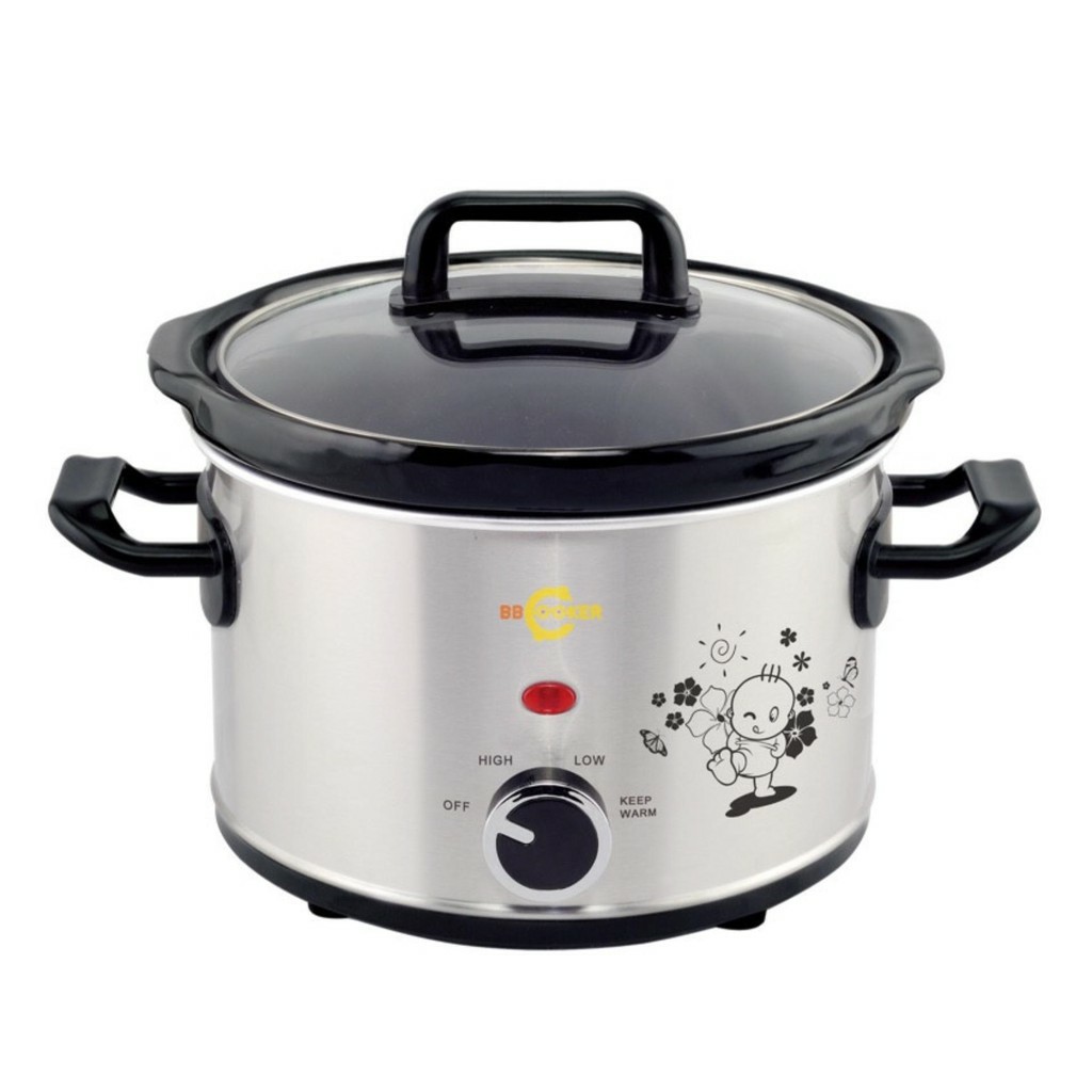 💖Nồi nấu cháo, hầm chậm cho bé BB Cooker 2,5[HÀNG CHÍNH HÃNG]