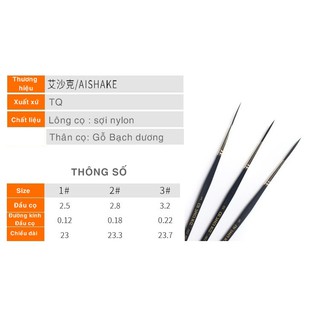 Cọ đầu dài Rigger Ai Sha Ke ( Ishak )