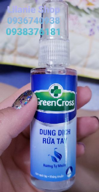 Xịt Rửa Tay Green Cross 70ml