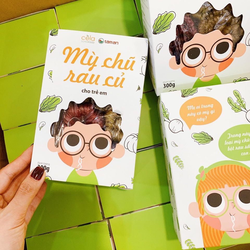 (NHẬP CELAGG621 ĐƠN 500K GIẢM GIÁ 30K) Mỳ chũ rau củ Cela  phù hợp cả gia đình, đặc biệt là trẻ em, hộp 300gr | BigBuy360 - bigbuy360.vn