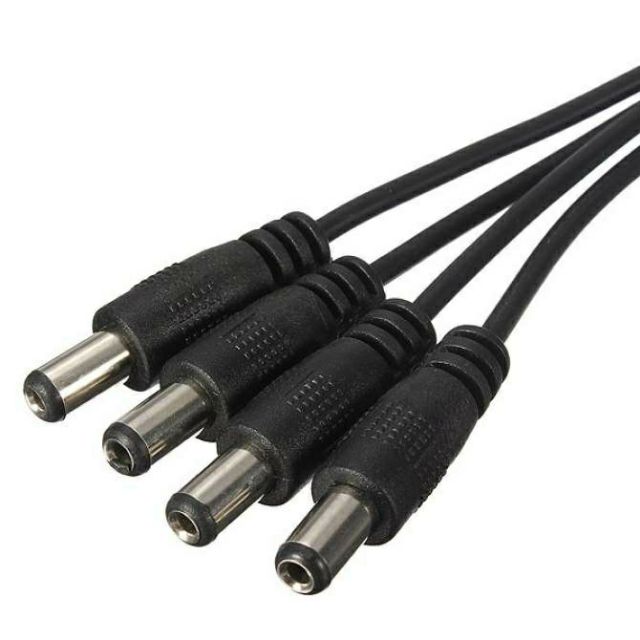 Dây chia nguồn DC 1 ra 4 chân 5.5x2.1mm