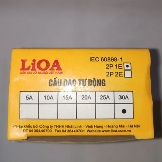 Aptomat Lioa ( kèm đế )