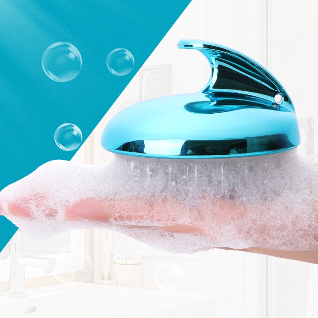 Lược Silicone Mini Mát Xa Da Đầu Chăm Sóc Cơ Thể Khi Tắm / Spa