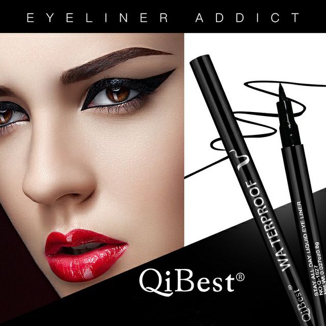 🌺Bút kẻ mắt eyeliner chống trôi nước Waterproof Qibest chính hãng