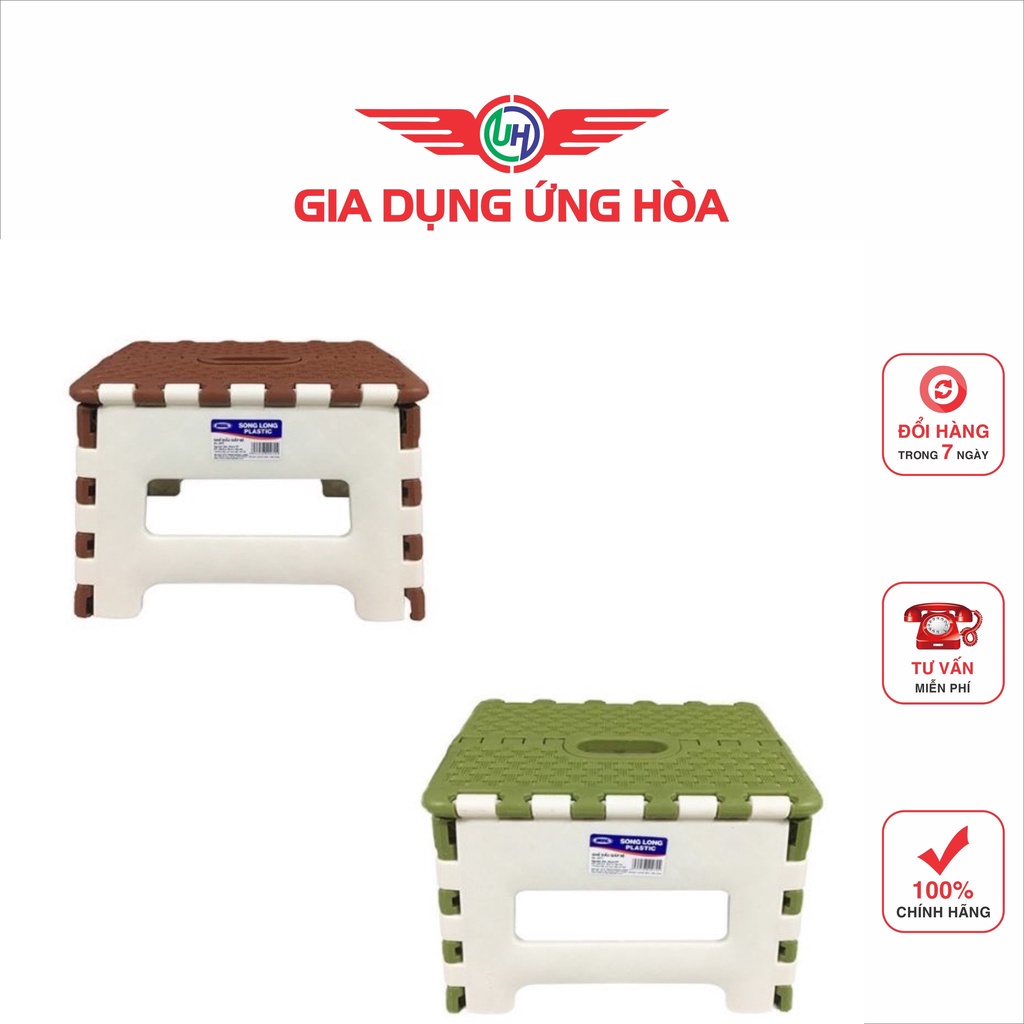 Ghế Gấp Gọn nhựa Song Long PLASTIC dày dặn cứng cáp