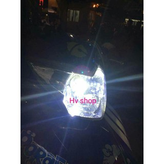 Đèn led xe máy CHân h4 Cos pha (sáng trắng)