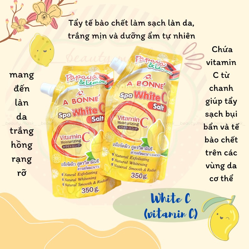 Muối tắm tẩy da chết body A Bonne' chính hãng Thái Lan 350gr