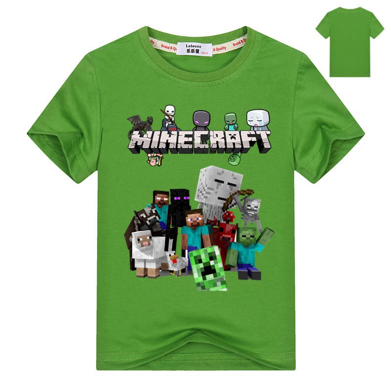 [Mã FASHIONCB154 giảm 10K đơn bất kỳ ] Áo thun Minecraft Steve Creeper inside