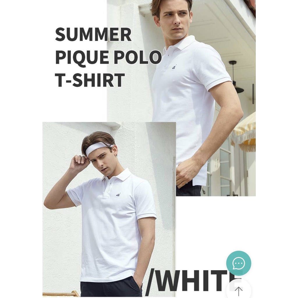 Hàng xuất xịn - Áo thun polo có cổ nam cotton gai xuất khẩu