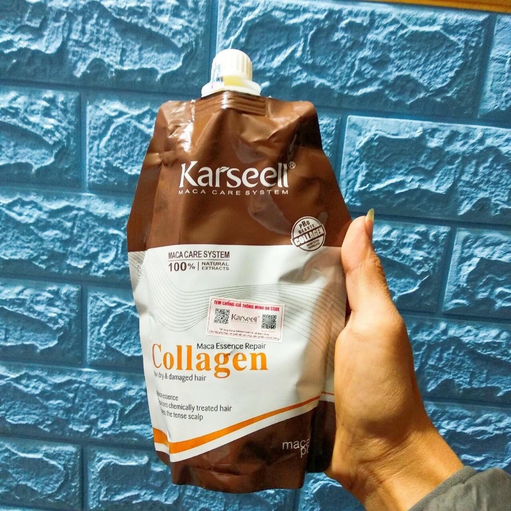 CHUẨN CHÍNH HÃNG ] Hấp tóc - ủ Tóc - Collagen Karseell - Karseell Maca