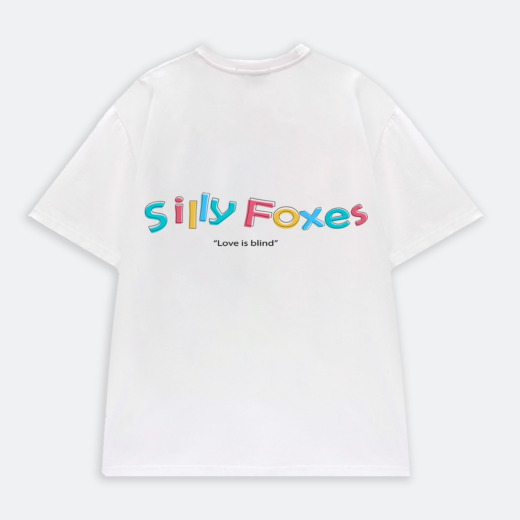 [Mã FAMARAL1 giảm 10K đơn 50K] Áo thun Love is blind Silly Foxes - SLF0006