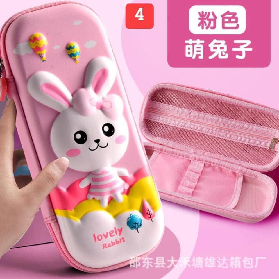 hộp bút 3D cao cấp bóp viết dạng hộp cứng chống sốc mẫu cho bé trai và bé gái