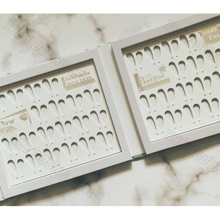 Sổ trưng mẫu móng 80 màu chuyên dùng làm nail