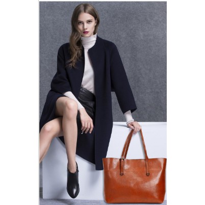 Cặp công sở thời trang đa năng Túi da bò mềm sang trọng vừa khổ A4 T38 | BigBuy360 - bigbuy360.vn