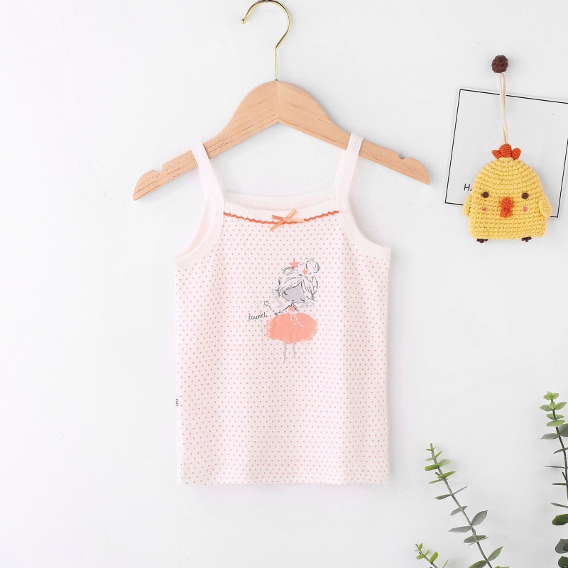 Áo Hai Dây Sát Nách Thời Trang Mùa Hè Cho Bé Gái