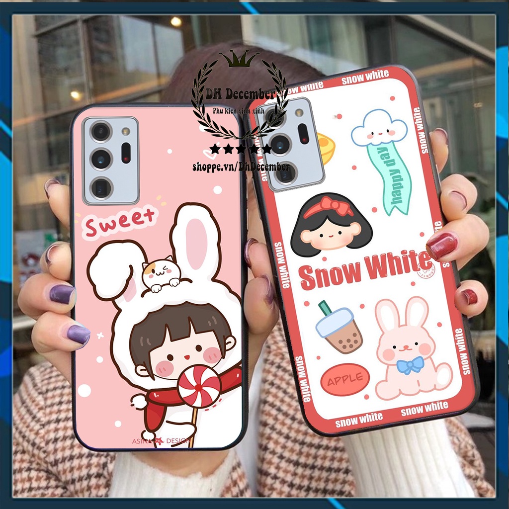 Ốp lưng Samsung NOTE 20 ULTRA in hình 3D lucky, gấu Beer xinh xắn - KHÔNG NÊN BỎ LỠ