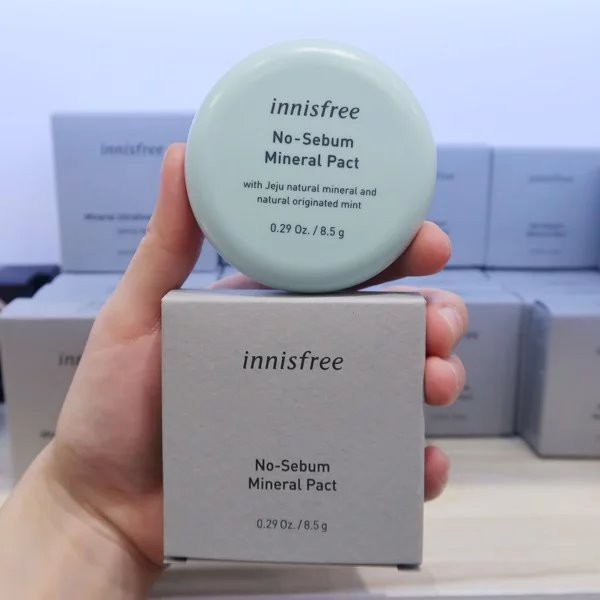 Phấn phủ kiềm dầu Innisfree No Sebum Mineral Pact dạng nén - [ Mỹ phẩm Nhà Xoăn] | BigBuy360 - bigbuy360.vn