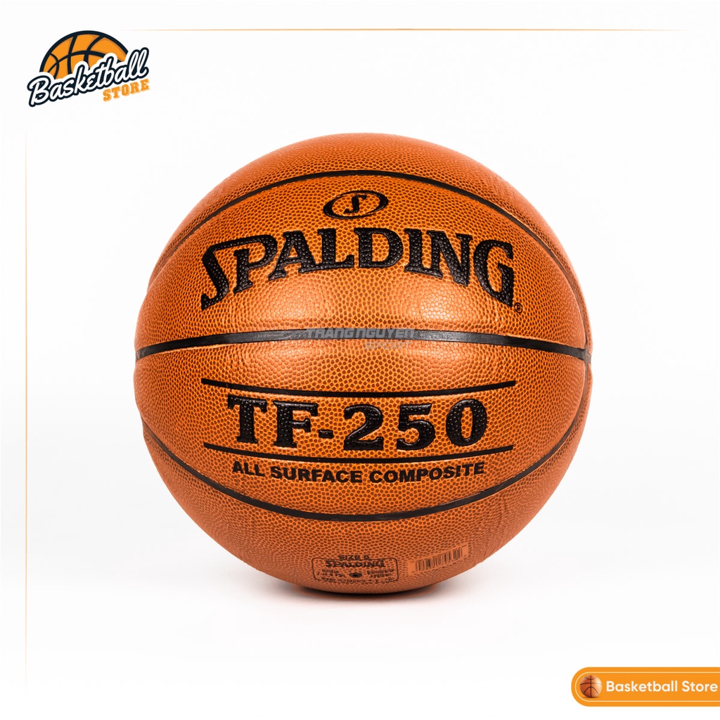 Quả Bóng Rổ Spalding TF 250 - Tặng kim và túi lưới đựng bóng