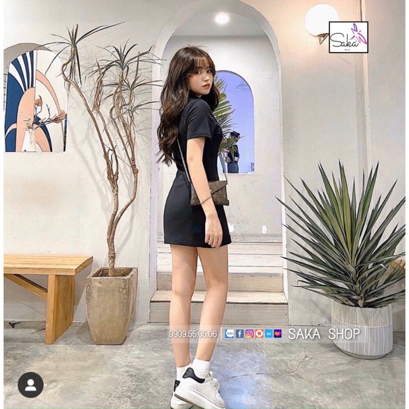 [Mã FATHANG5 giảm 10K đơn 50K] ĐẦM BODY CỔ POLO | BigBuy360 - bigbuy360.vn