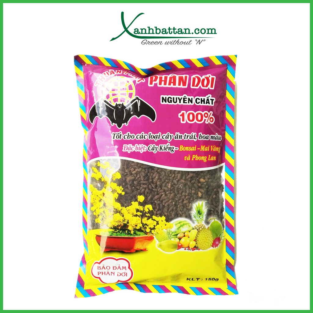 Phân dơi hữu cơ cho hoa hồng 150 Gram