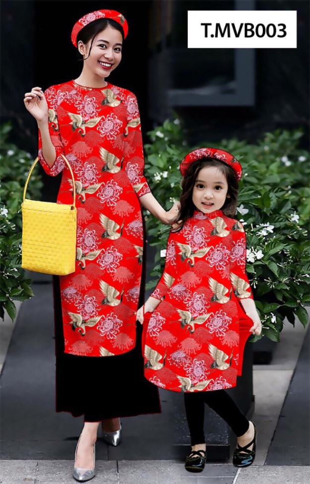 SET ÁO DÀI MẸ VÀ BÉ THIÊN NGA