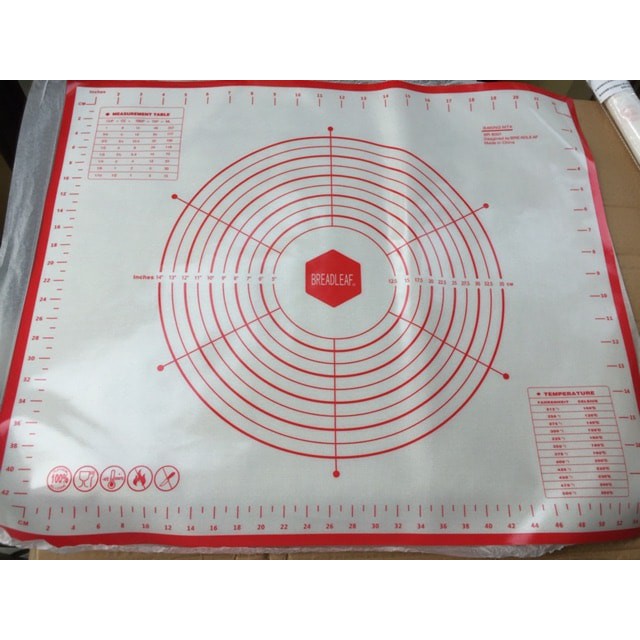 Tấm Nhồi Bột Silicon Breadleaf 60cm x 50cm