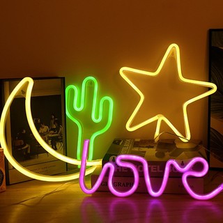 Đèn LED Neon Light long lanh, đèn trang trí nhiều hình ánh sáng đẹp - GGTeam