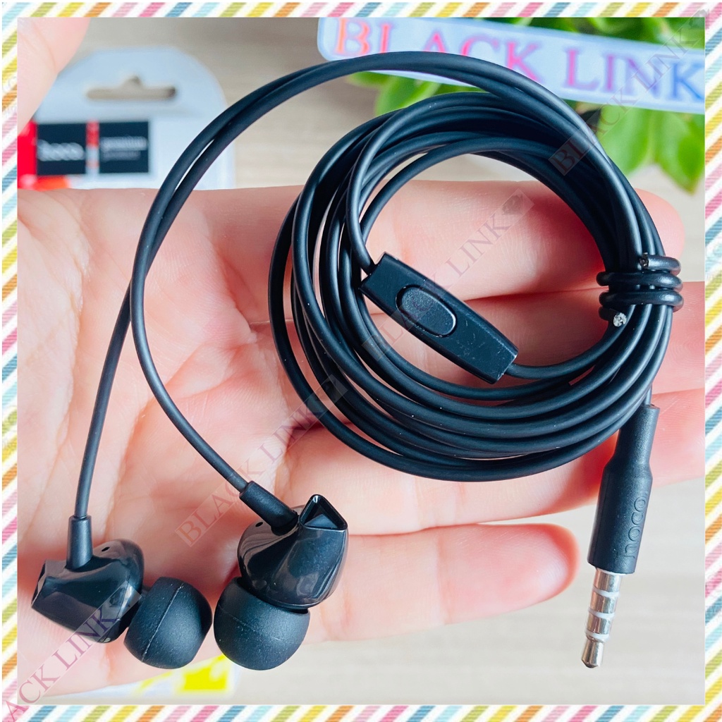 Tai Nghe Chính Hãng HOCO M60 Có Micro Chân Tròn 3.5mm Bass Mạnh Nhét Tai Chống Ồn In Ear Chơi Game Nghe Nhạc Đàm Thoại