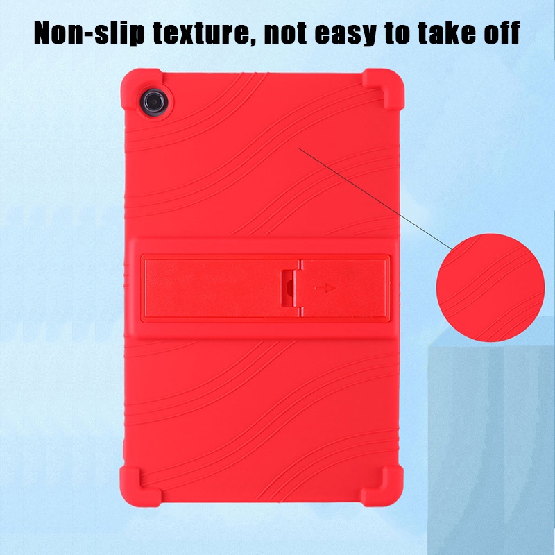 Dành Cho Xiaomi Mi Pad 4 Plus 10.1 "Thời Trang Silicon Mềm Máy Tính Bảng Đứng Mi Pad4 8.0" Bảo Vệ Dày Tấm Chống Trơn Trượt Mặt Sau Bảo Vệ