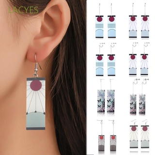 Bông tai dạng kẹp họa tiết Demon Slayer Kamado Tanjiro trong phim Demon Slayer độc đáo cho nam nữ